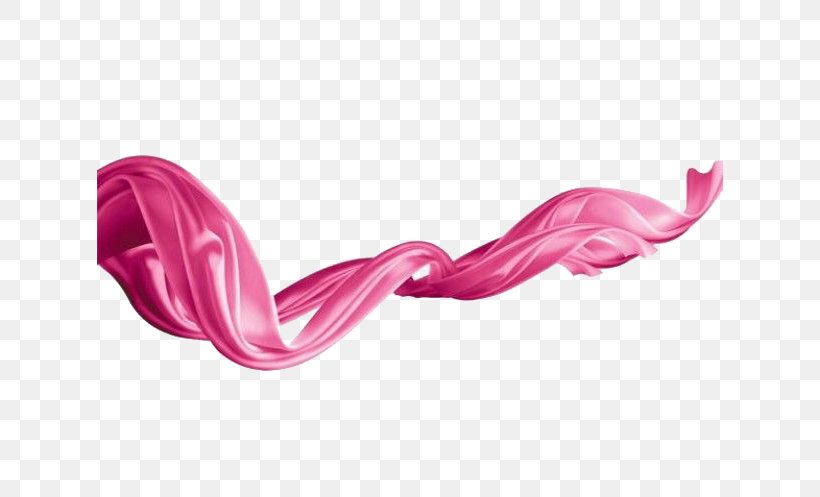 Ribbon Silk Clip Art, PNG, 626x497px, Ribbon, Damask, Free, Magenta, Pink Download Free