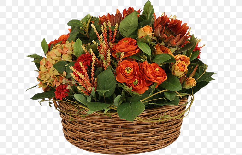 Floral Design Cut Flowers Food Gift Baskets Flower Bouquet, PNG, 650x525px, Floral Design, Artificial Flower, Basket, Cut Flowers, Floristry Download Free