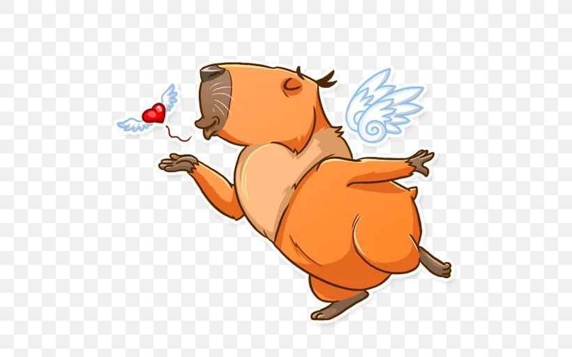 Telegram Capybara Sticker Messaging Apps Clip Art, PNG, 512x512px, Telegram, Capybara, Carnivoran, Cartoon, Dog Like Mammal Download Free