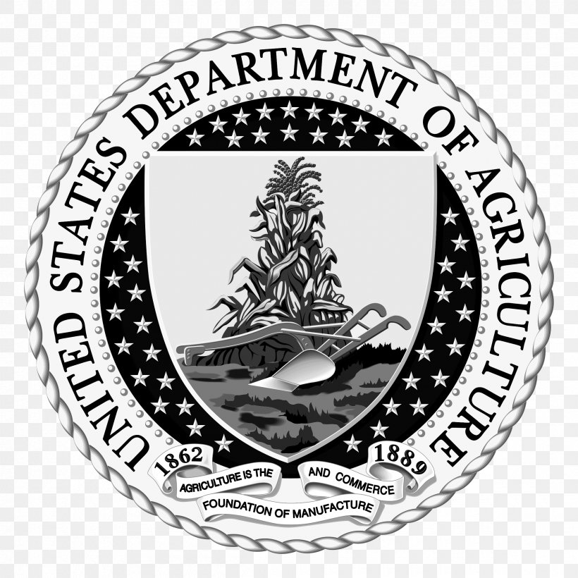 USDA Rural Development United States, PNG, 2400x2400px, Usda Rural Development, Badge, Black And White, Crest, Emblem Download Free