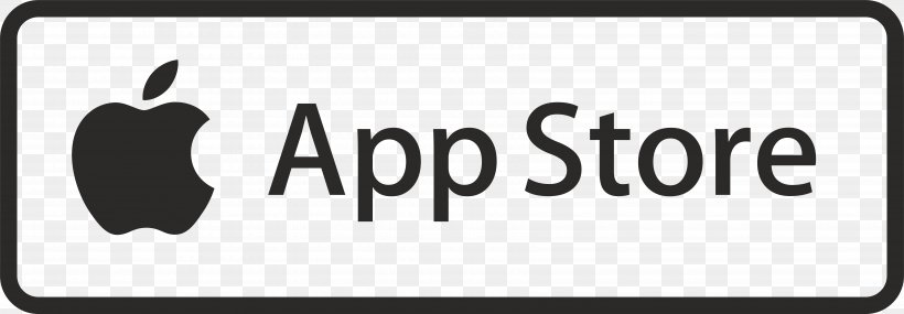 App Store IPhone Android, PNG, 6924x2408px, App Store, Android, Area, Black And White, Brand Download Free
