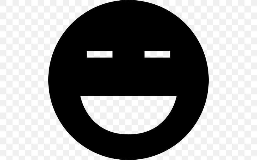 Smiley Emoticon Emoji, PNG, 512x512px, Smiley, Area, Black, Black And White, Emoji Download Free
