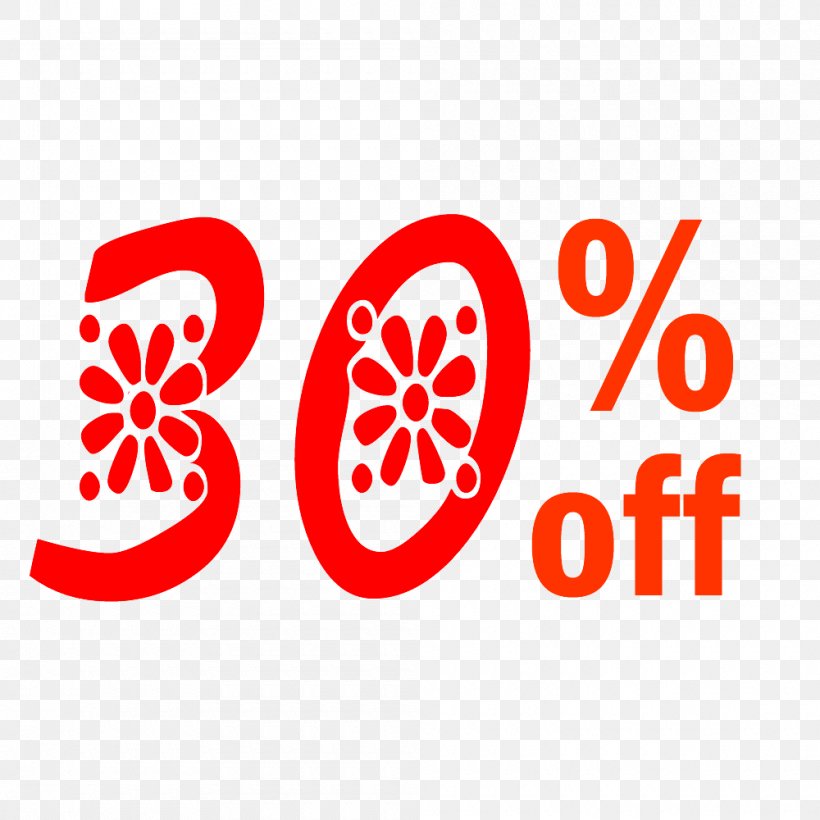 Spring 30% Off Discount Tag., PNG, 1000x1000px, Logo, Area, Brand, Shoe, Symbol Download Free