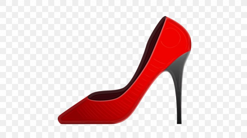 Footwear High Heels Red Basic Pump Court Shoe, PNG, 893x502px, Watercolor, Basic Pump, Carmine, Court Shoe, Footwear Download Free