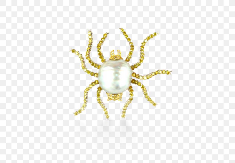 Brooch Jewellery Buccellati Gold Pearl, PNG, 570x570px, Brooch, Arthropod, Baroque Pearl, Body Jewelry, Buccellati Download Free