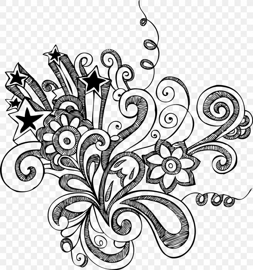 Doodle Drawing Clip Art, PNG, 1498x1600px, Doodle, Art, Artwork, Black And White, Body Jewelry Download Free