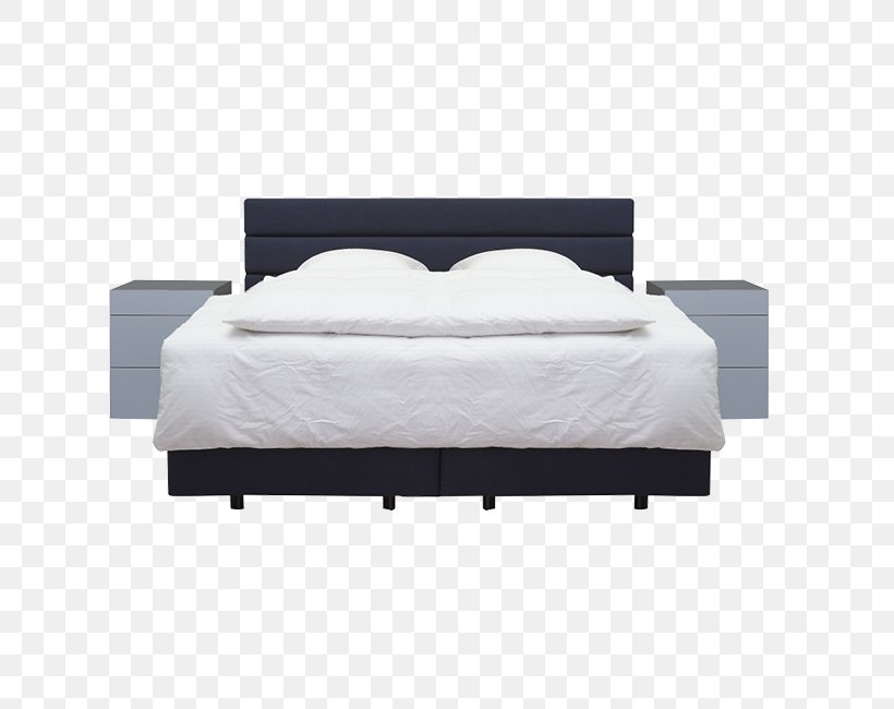 Box-spring Bed Frame Mattress Sofa Bed, PNG, 650x650px, Boxspring, Bed, Bed Frame, Blue, Box Spring Download Free