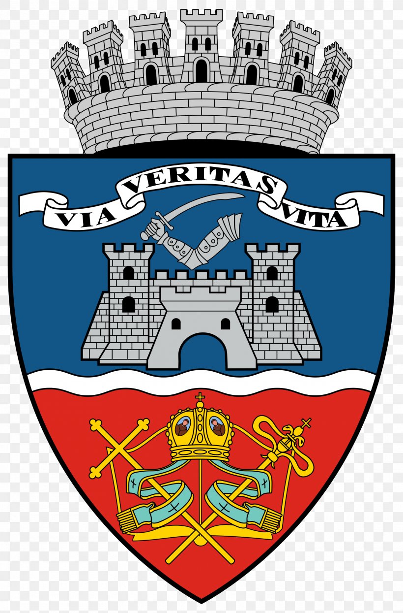 Coat Of Arms Arad City Hall Via Et Veritas Et Vita Wikipedia, PNG, 1920x2917px, Coat Of Arms, Arad, Area, City, Encyclopedia Download Free