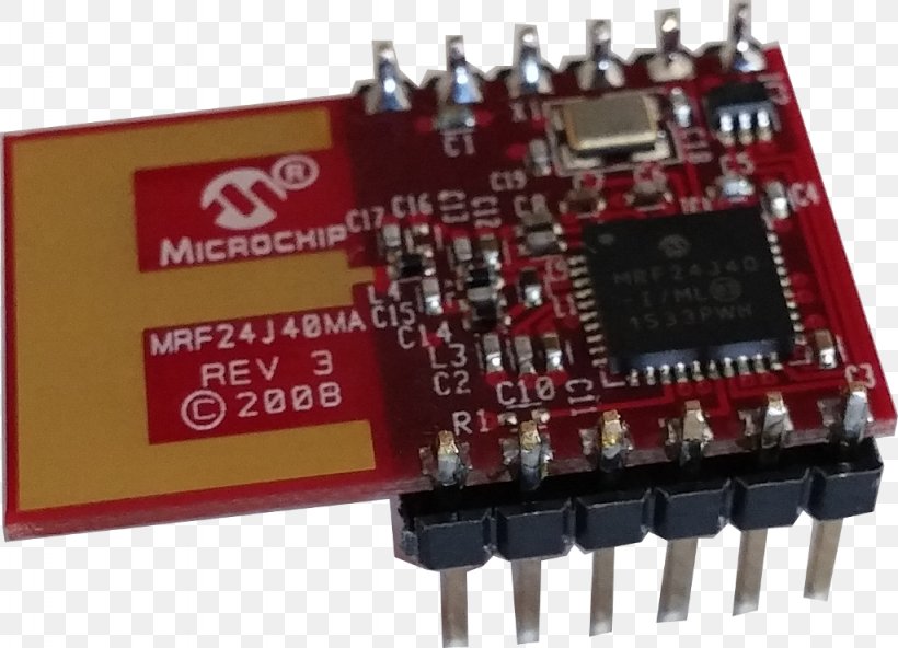 Microcontroller Electronics 6LoWPAN IEEE 802.15.4 Transceiver, PNG ...