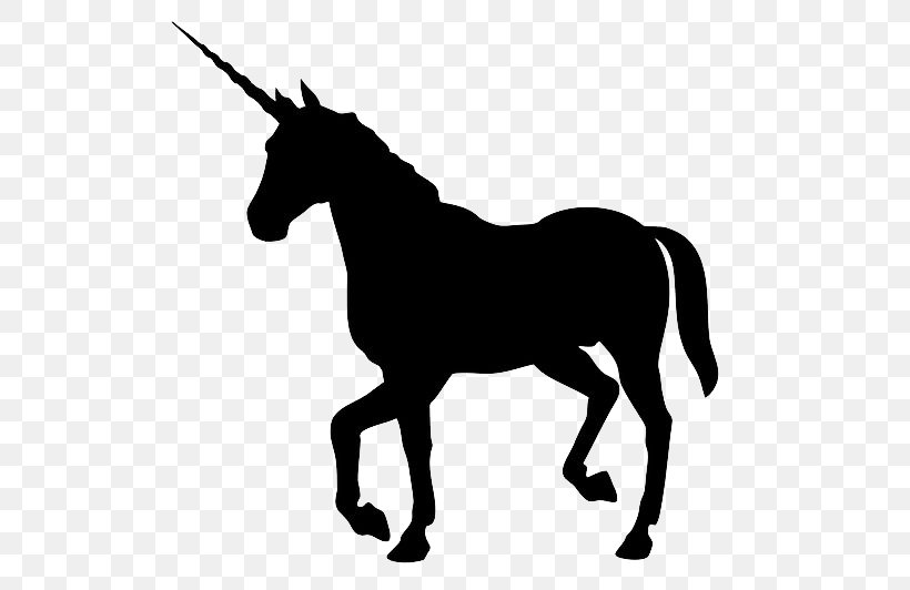 The Black Unicorn Silhouette T-shirt, PNG, 564x532px, Black Unicorn, Black And White, Bridle, Colt, Drawing Download Free