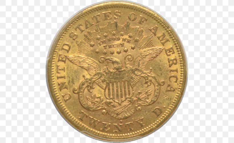 Coin American Gold Eagle Double Eagle, PNG, 500x500px, Coin, American Gold Eagle, Brass, Bronze Medal, Bullion Download Free
