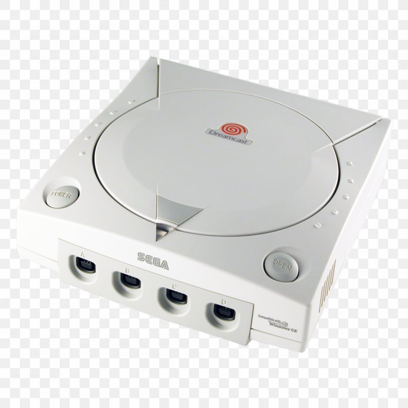 Video Game Consoles Dreamcast Home Game Console Accessory Sega, PNG, 1100x1100px, Video Game Consoles, Dreamcast, Electronic Device, Electronics, Gadget Download Free