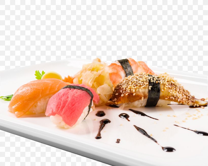 Sushi Japanese Cuisine Seafood Sashimi, PNG, 1000x800px, Sushi, Asian Food, Cuisine, Dessert, Dish Download Free