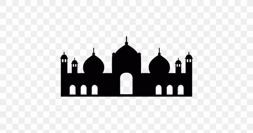 Badshahi Mosque Pakistan Monument Vector Graphics Illustration, PNG, 1200x630px, Badshahi Mosque, Arch, Architecture, Black, Blackandwhite Download Free