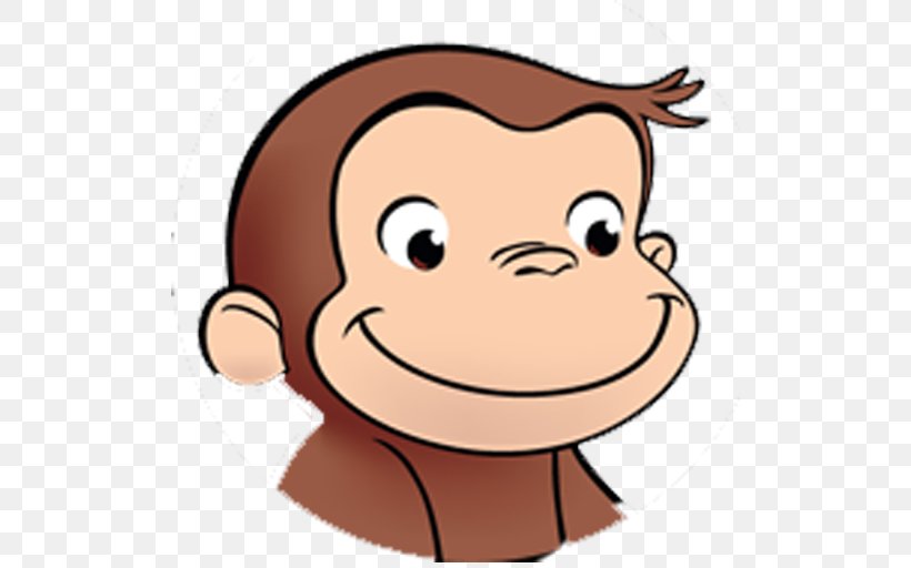 Curious George PBS Kids Clip Art, PNG, 512x512px, Curious George, Cartoon, Character, Cheek, Child Download Free