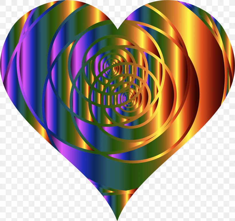 Spiral Heart Fractal Art Clip Art, PNG, 2264x2128px, Spiral, Color, Fractal, Fractal Art, Heart Download Free