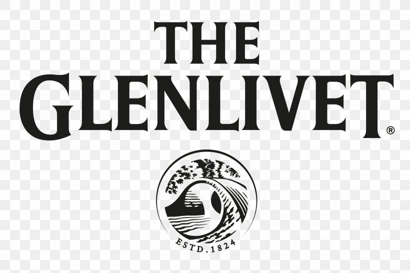 The Glenlivet Distillery Scotch Whisky Single Malt Whisky Whiskey Speyside Single Malt, PNG, 2600x1733px, Glenlivet Distillery, Area, Black, Black And White, Brand Download Free
