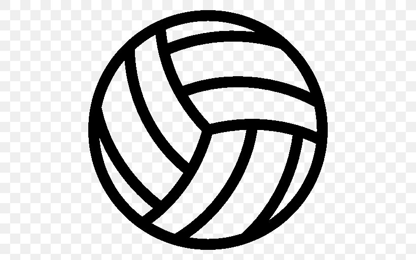 Volleyball, PNG, 512x512px, Volleyball, Blackandwhite, Coloring Book, Line Art, Sports Download Free
