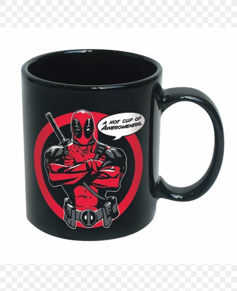 Deadpool Mug Coffee Cup Spider-Man, PNG, 1000x1231px, Deadpool, Coffee, Coffee Cup, Comics, Cup Download Free