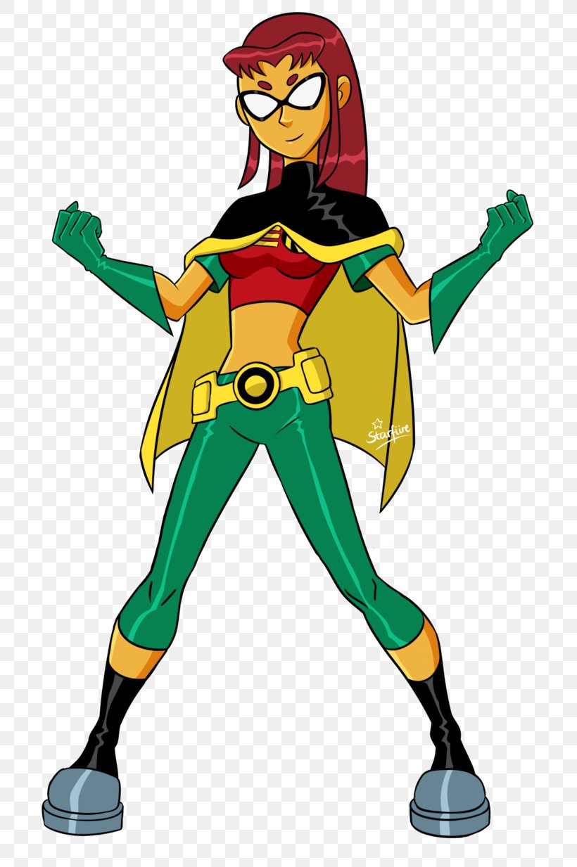 Starfire Robin Superhero Blackfire Teen Titans, PNG, 800x1233px, Watercolor, Cartoon, Flower, Frame, Heart Download Free
