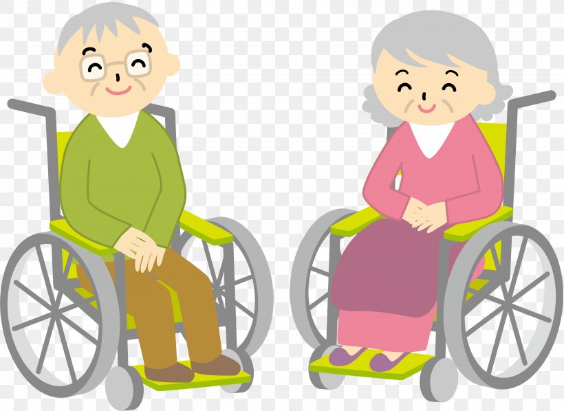 Wheelchair Old Age Home Illustration Copyright-free, PNG, 3840x2803px,  Wheelchair, Assisted Living, Caregiver, Copyright, Copyrightfree Download