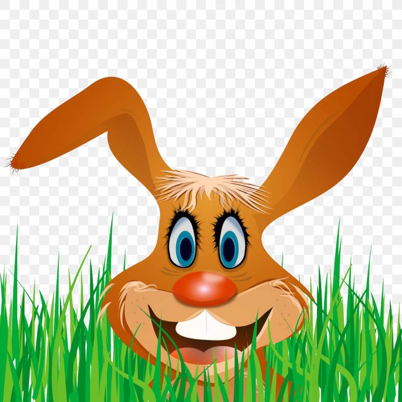Easter Bunny Hare Paper Post Cards Illustration, PNG, 1000x1000px, Easter Bunny, Art, Beak, Cartoon, Computer Software Download Free