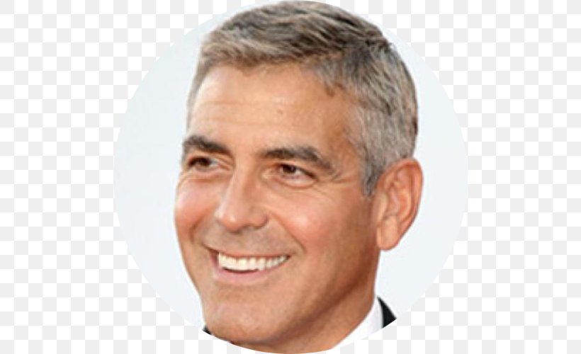 George Clooney ER Actor Celebrity Male, PNG, 500x500px, George Clooney, Actor, Brad Pitt, Celebrity, Cheek Download Free