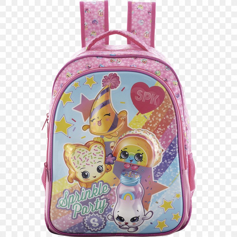 Handbag Backpack School Shopkins Lunchbox, PNG, 1000x1000px, Handbag, Backpack, Bag, Brazil, Doll Download Free