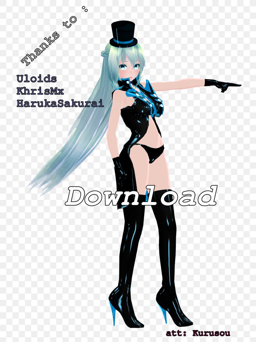 MikuMikuDance Hatsune Miku Vocaloid Megurine Luka Model, PNG, 730x1095px, Watercolor, Cartoon, Flower, Frame, Heart Download Free