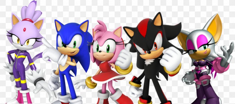 Shadow The Hedgehog Amy Rose Rouge The Bat Sonic Chaos Sonic The Hedgehog, PNG, 1024x453px, Watercolor, Cartoon, Flower, Frame, Heart Download Free
