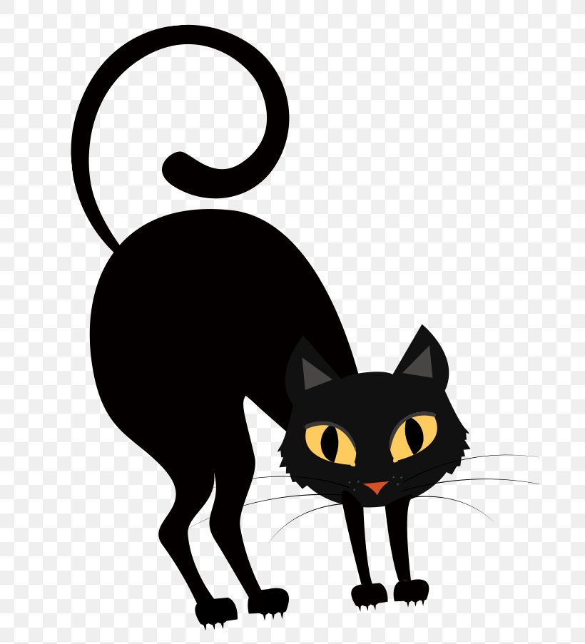 A Little Horror Dark Night Black Cat, PNG, 692x903px, Cat, Black, Black And White, Black Cat, Carnivoran Download Free