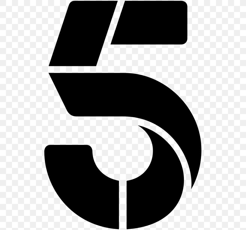 Channel 5 5USA Television Channel Broadcasting, PNG, 529x767px, Channel 5, Area, Black, Black And White, Brand Download Free