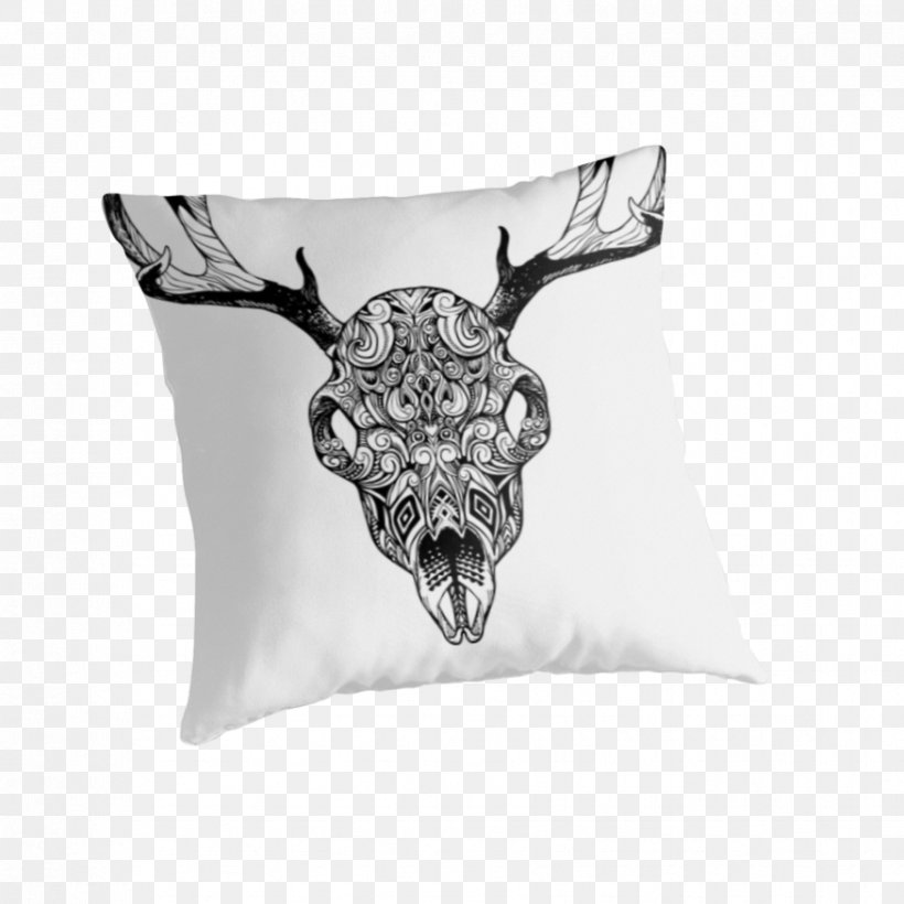 Deer Drawing Art Skull, PNG, 875x875px, Deer, Art, Art Museum, Art Nouveau, Bone Download Free