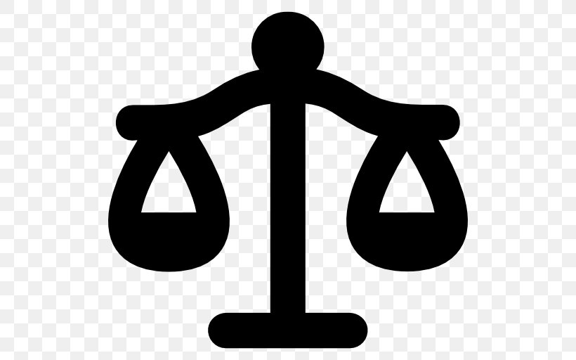 Justice Measuring Scales Symbol, PNG, 512x512px, Justice, Area, Black And White, Human Behavior, Libra Download Free