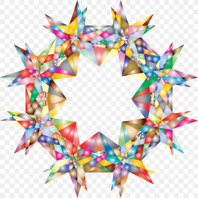 Origami Paper Geometry Star, PNG, 2302x2302px, Paper, Art, Art Paper, Color, Geometry Download Free