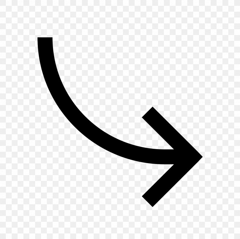 Arrow Symbol, PNG, 1600x1600px, Symbol, Black, Black And White, Brand, Emoji Download Free