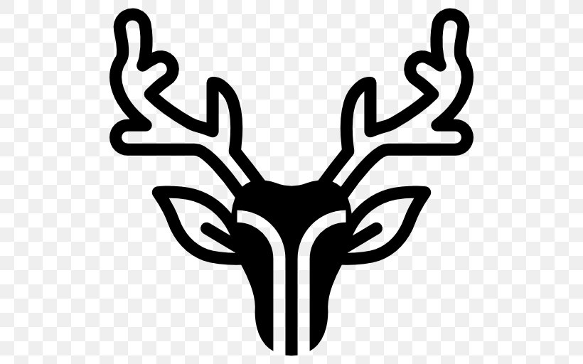Reindeer Trophy Hunting Deer Hunting, PNG, 512x512px, Reindeer, Antler, Black And White, Deer, Deer Hunting Download Free