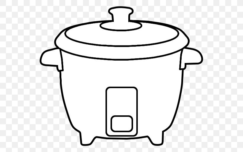 Rice Cookers Clip Art, PNG, 600x514px, Rice, Area, Black And White, Bowl, Cereal Download Free