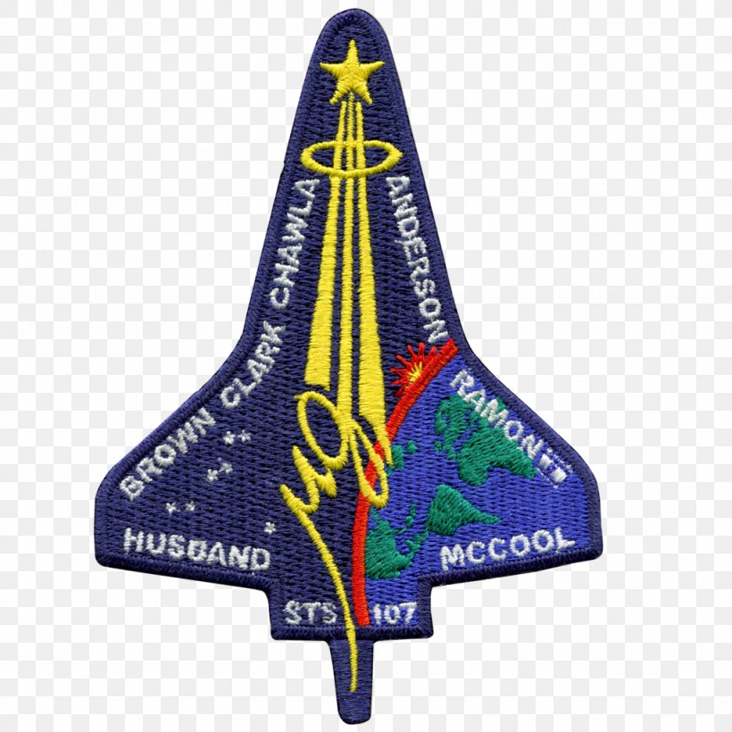 STS-107 Space Shuttle Columbia Disaster Space Shuttle Program STS-51-L Space Mirror Memorial, PNG, 1024x1024px, Space Shuttle Columbia Disaster, Astronaut, Electric Blue, Kennedy Space Center, Mission Patch Download Free