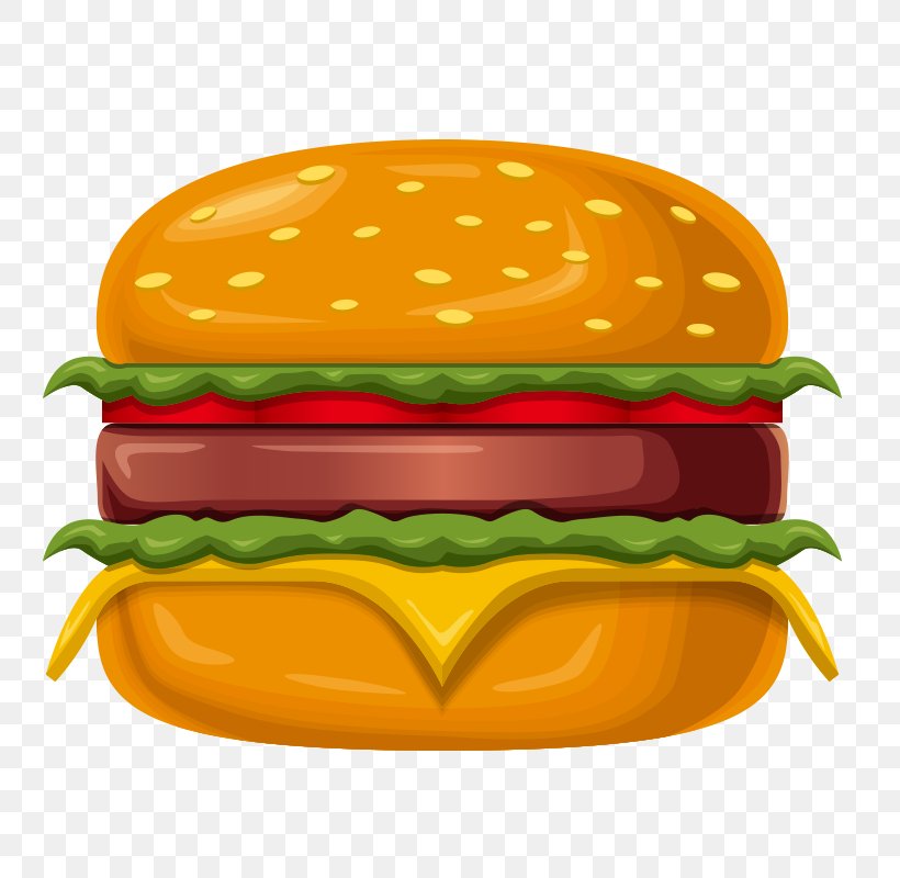Hamburger Clip Art Vector Graphics Beef, PNG, 800x800px, Hamburger, Beef, Bread, Cheeseburger, Dish Download Free