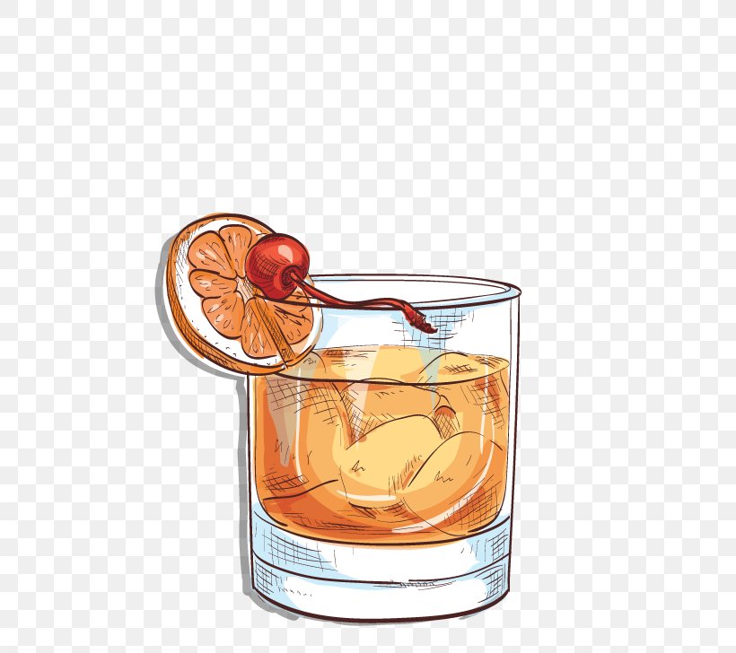 Old Fashioned Cocktail Angostura Bitters Whiskey Orange Bitters, PNG, 564x728px, Old Fashioned, Angostura Bitters, Bitters, Cocktail, Drawing Download Free