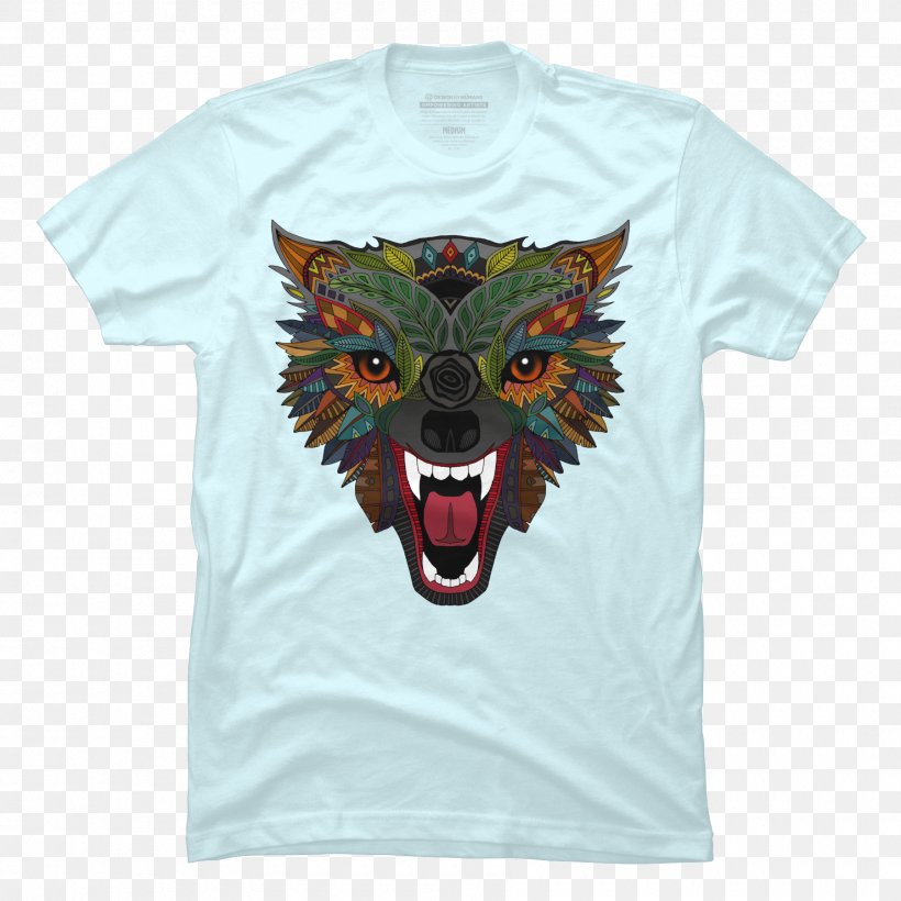 T-shirt Lostgods Design By Humans Hoodie, PNG, 1800x1800px, Tshirt, Active Shirt, Animal, Artist, Brand Download Free