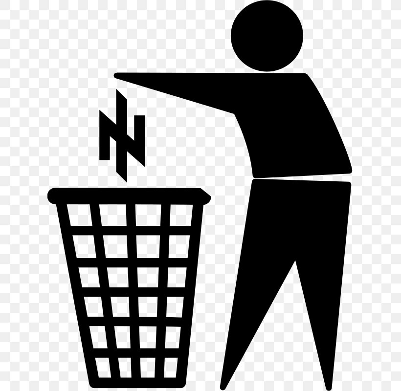 Tidy Man Rubbish Bins & Waste Paper Baskets Logo Clip Art, PNG, 625x800px, Tidy Man, Area, Black And White, Human Behavior, Joint Download Free