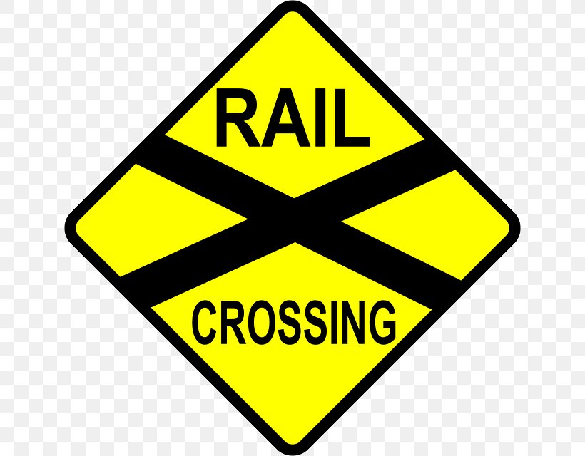 Rail Transport Level Crossing Train Crossbuck Track, PNG, 640x640px, Rail Transport, Area, Brand, Crossbuck, Level Crossing Download Free