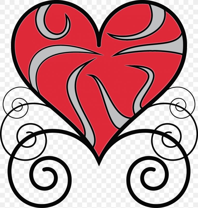 Heart Clip Art Red Line Art Love, PNG, 1600x1684px, Watercolor, Heart, Line Art, Love, Ornament Download Free