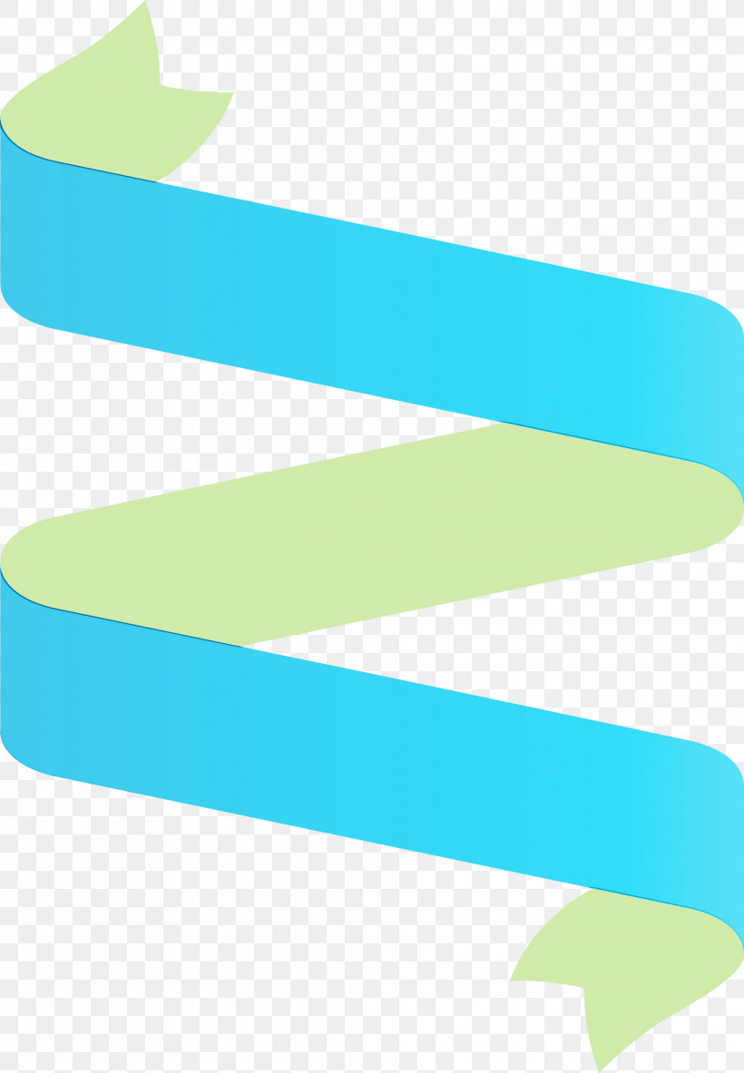 Turquoise Aqua Line Font, PNG, 2079x3000px, Ribbon, Aqua, Line, Multiple Ribbon, Paint Download Free