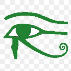 green egyptian eye logo