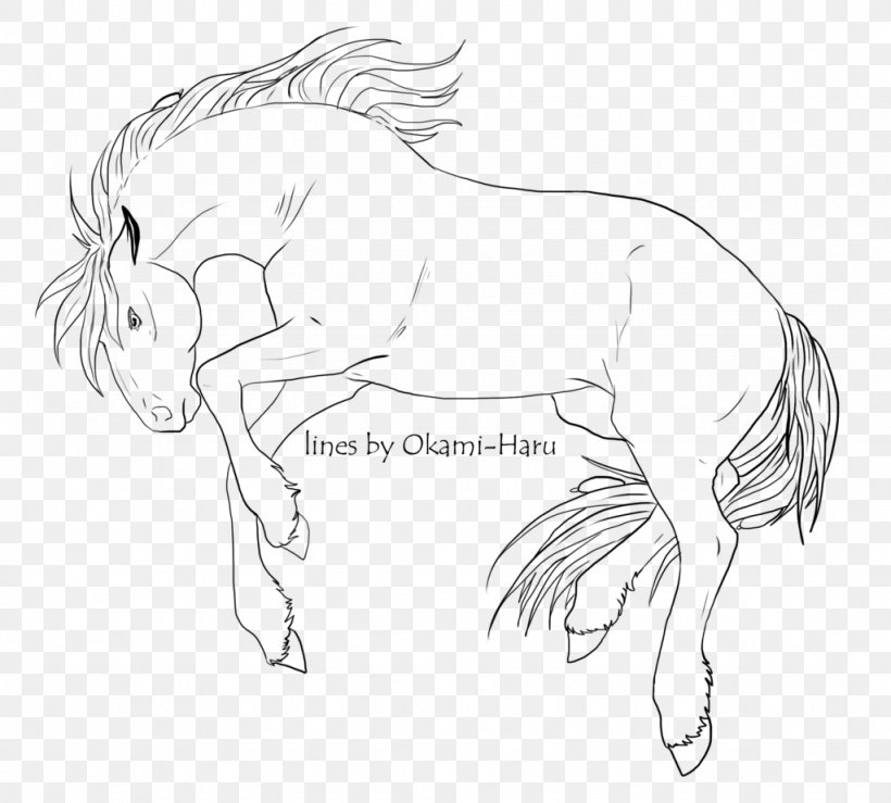 Mane Mustang Halter Pack Animal Sketch, PNG, 1024x923px, Mane, Arm, Artwork, Black And White, Bridle Download Free