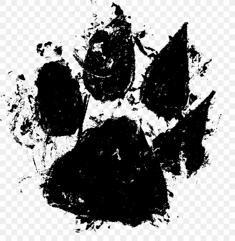 Printing Paw Dog, PNG, 1044x1070px, Printing, Black, Black And White, Canvas Print, Dog Download Free