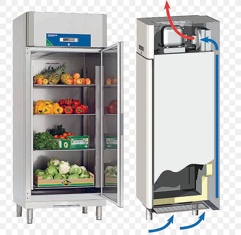 Refrigerator Freezers Cold Hotel Refrigeration, PNG, 800x800px, Refrigerator, Armoires Wardrobes, Cold, Freezers, Frozen Food Download Free